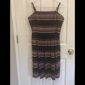 Striped White House Black Market Dress